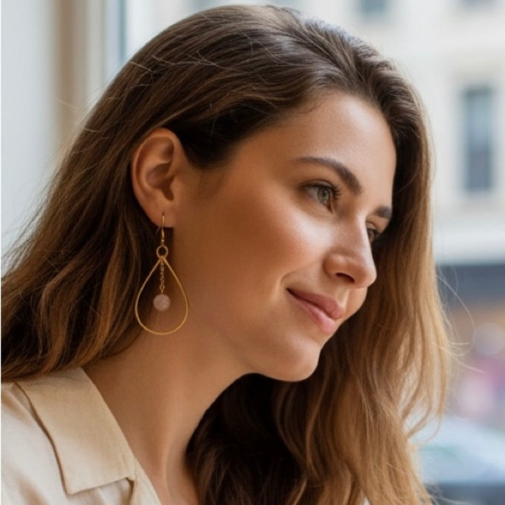 Morganite Earrings