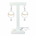 Peach Moonstone Earrings