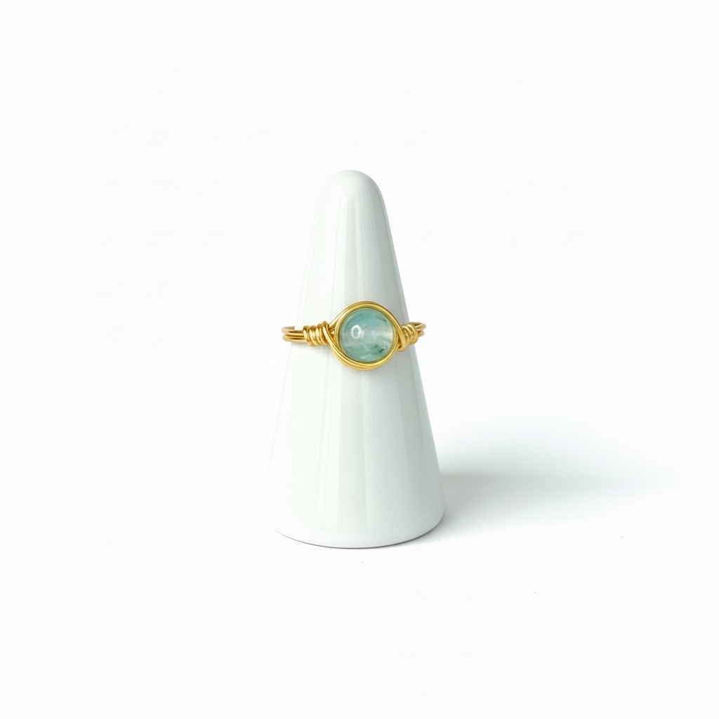 Wire Wrapped Gemstone Rings