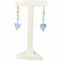 Opalite Heart Earrings