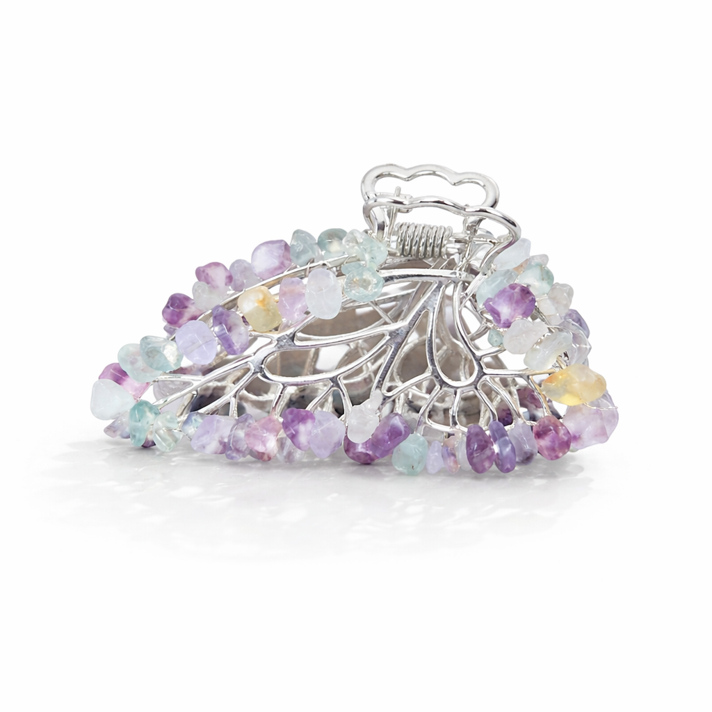 Crystal Butterfly Hair Clips
