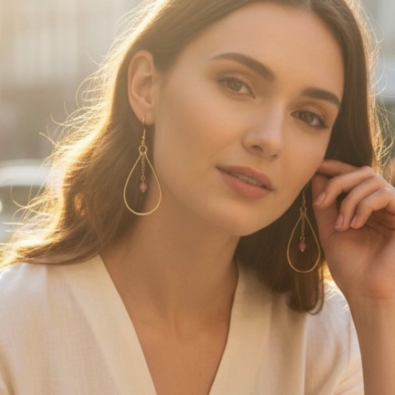 Rhodonite Earrings