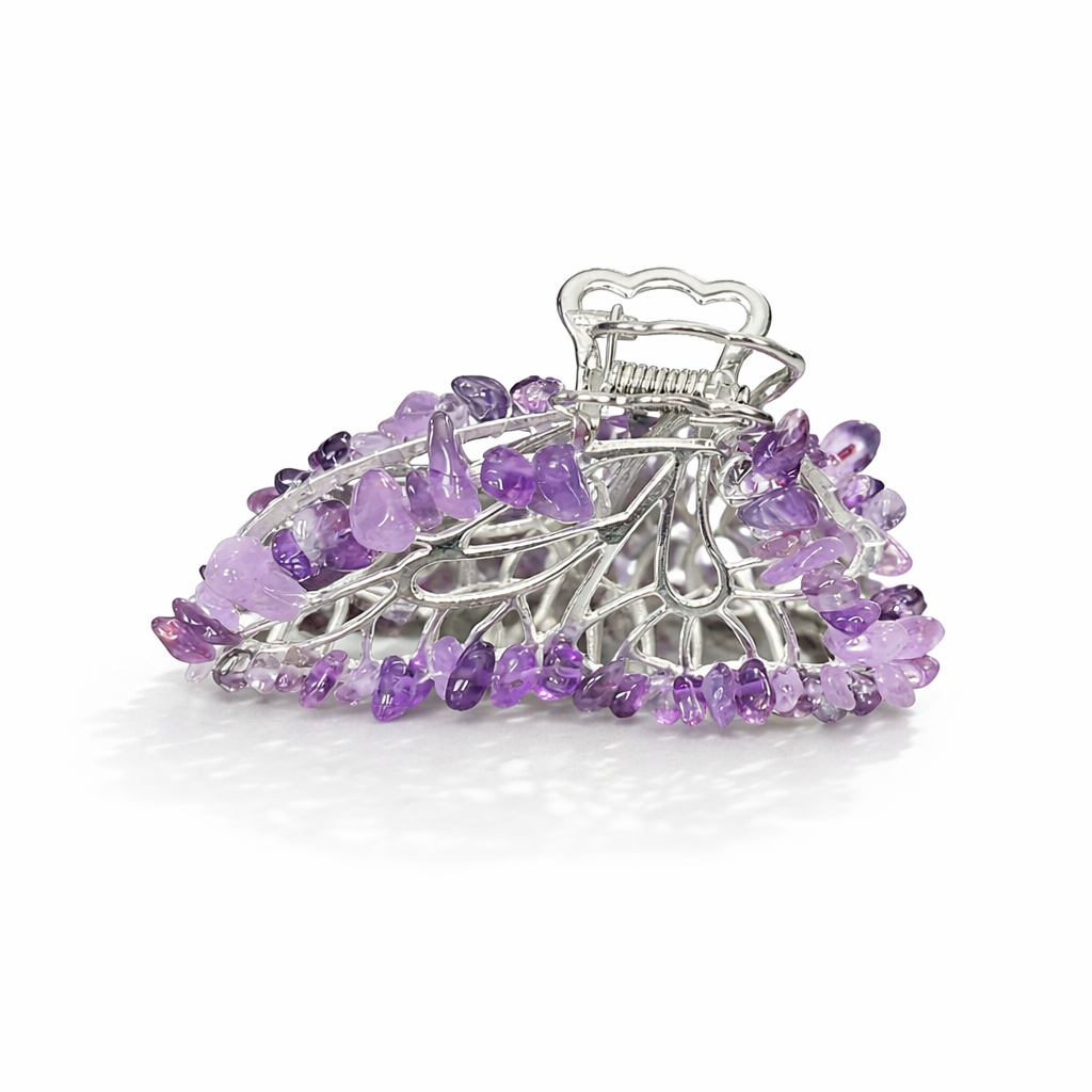 Crystal Butterfly Hair Clips