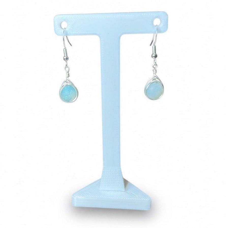 Matte Flower Amazonite Set