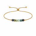 Green Tourmaline Lariat Bracelet