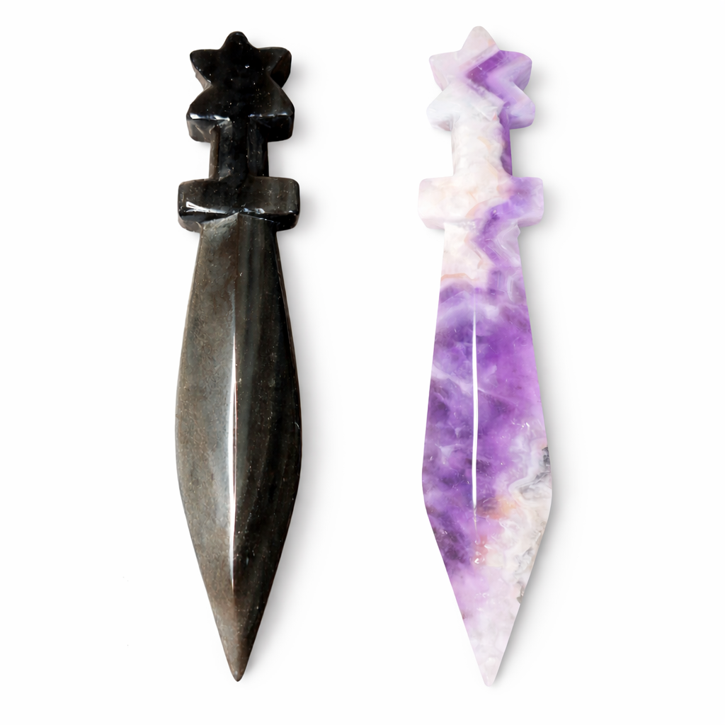 Carved Crystal Dagger