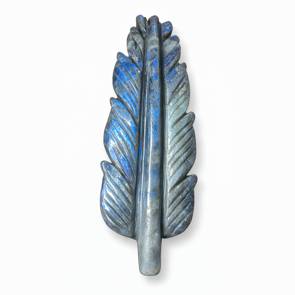 Labradorite Carved Feather
