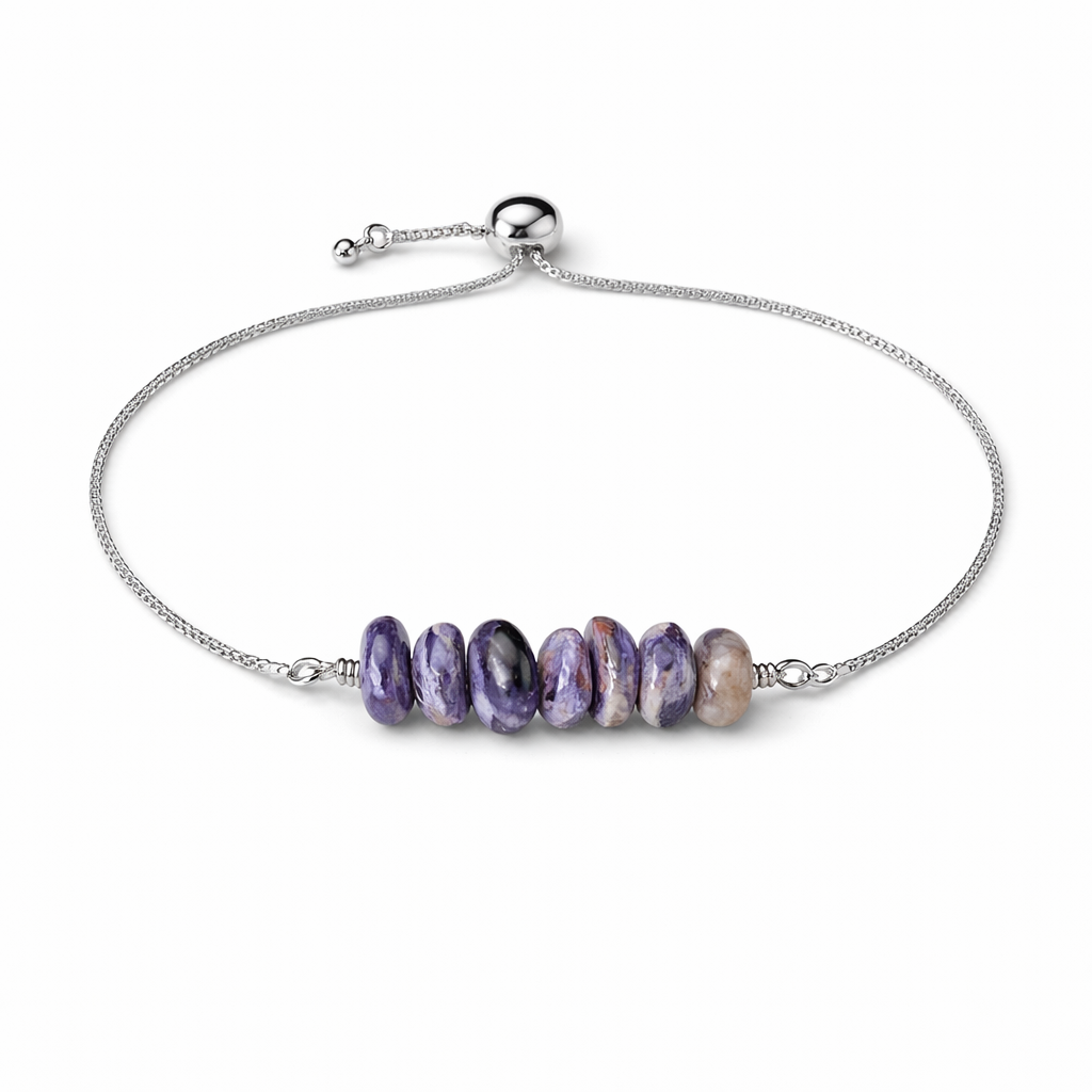 Charoite Lariat Bracelet