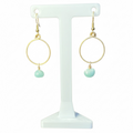 Green Moonstone Earring