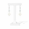 Opalite and MOP Rose Earrings