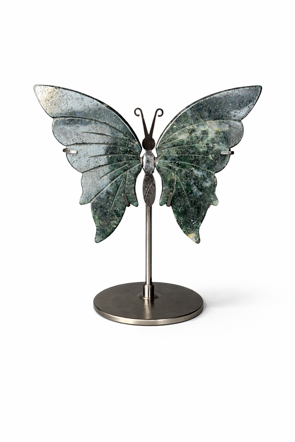 Moss Agate Butterfly
