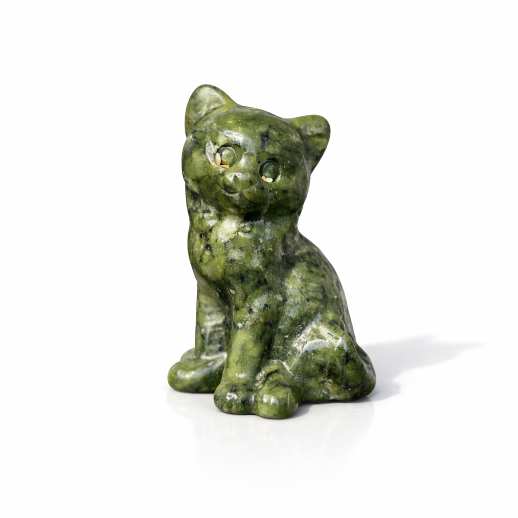 Crystal Cat Carving