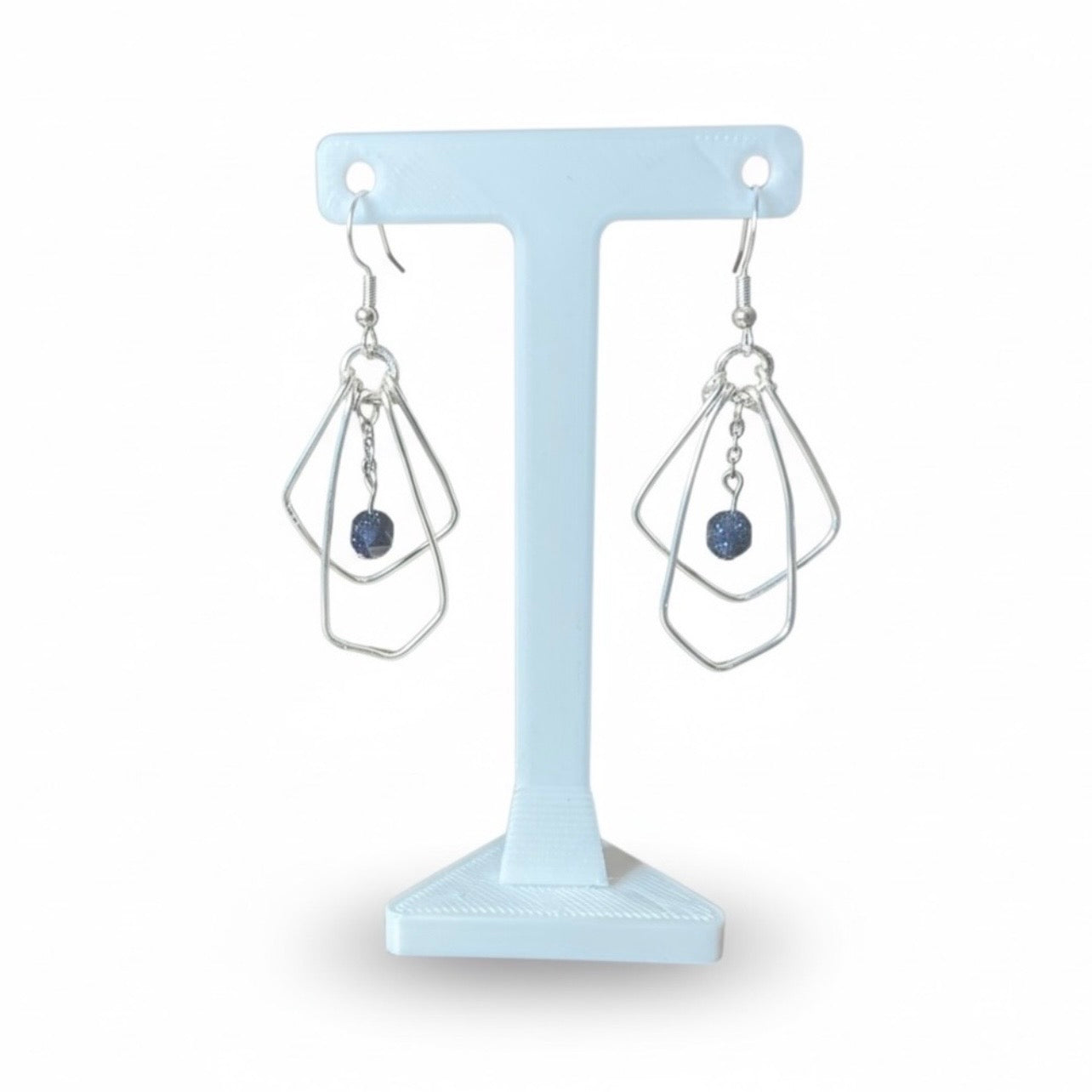 Blue Goldstone Earrings