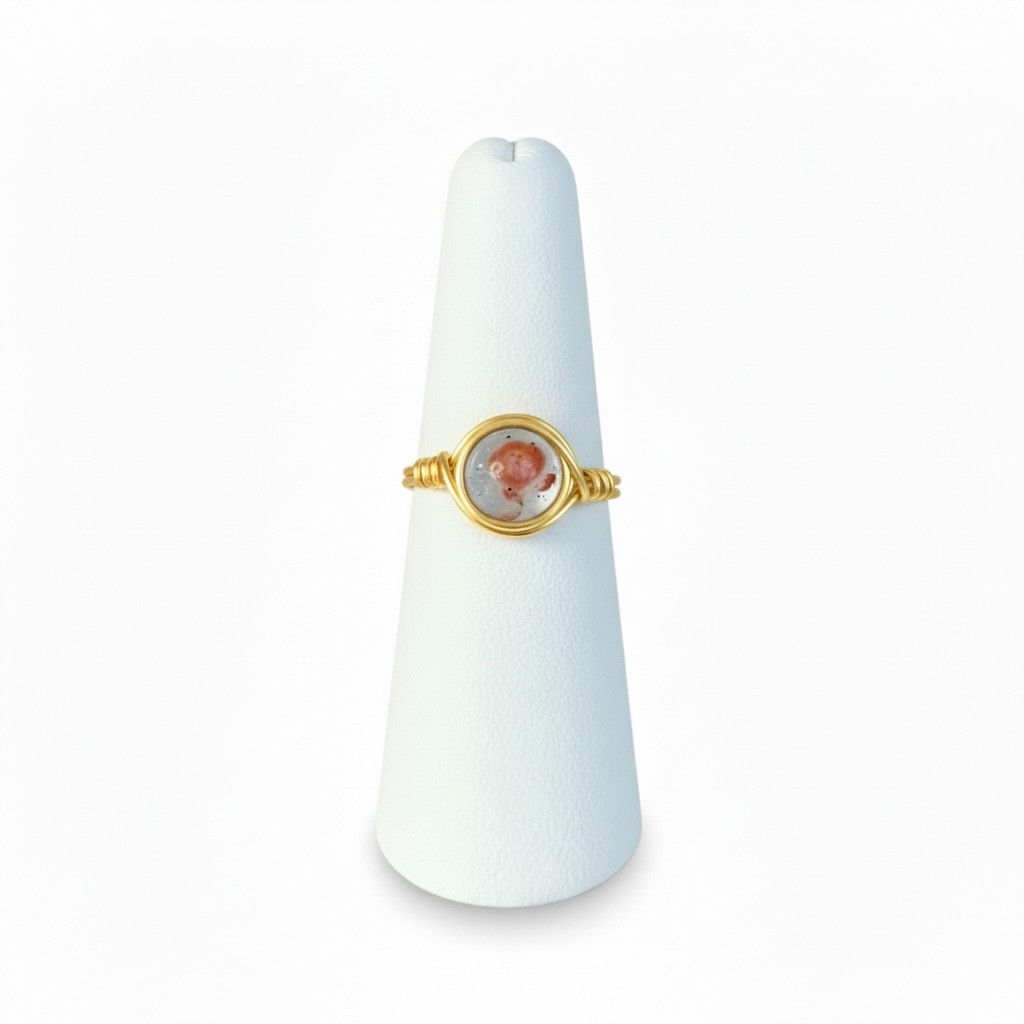 Wire Wrapped Gemstone Rings