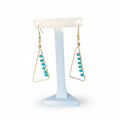 Teal Jade Earrings