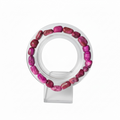 Pink Banded Agate Bracelet