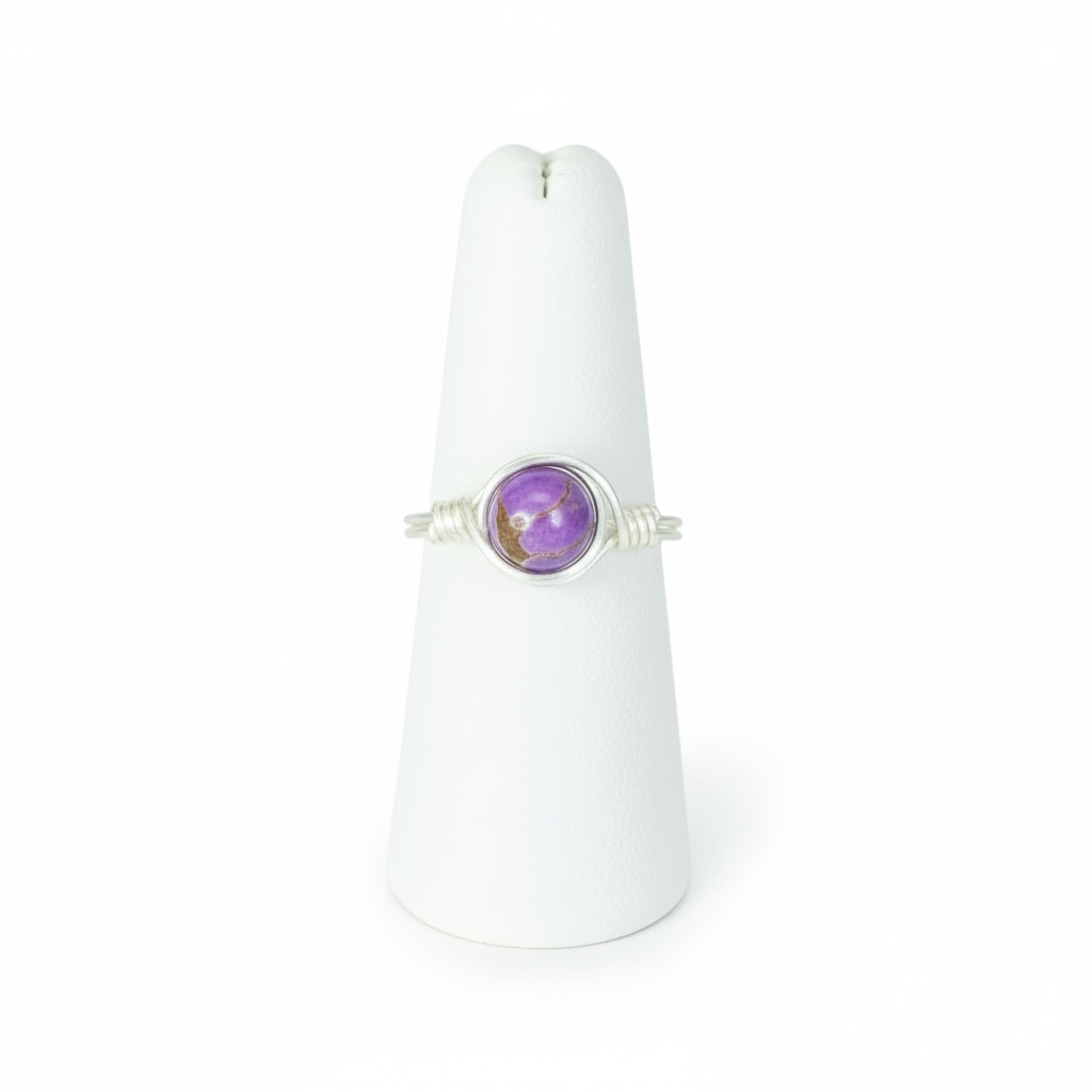 Wire Wrapped Gemstone Rings