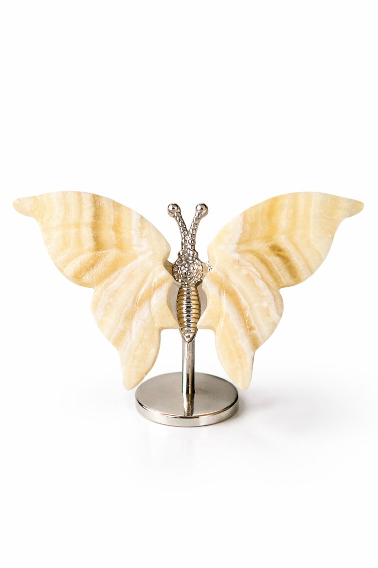 Honey Calcite Buttefly