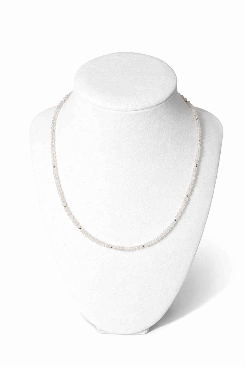 Faceted Rose Quartz and Gold Hematite Necklace