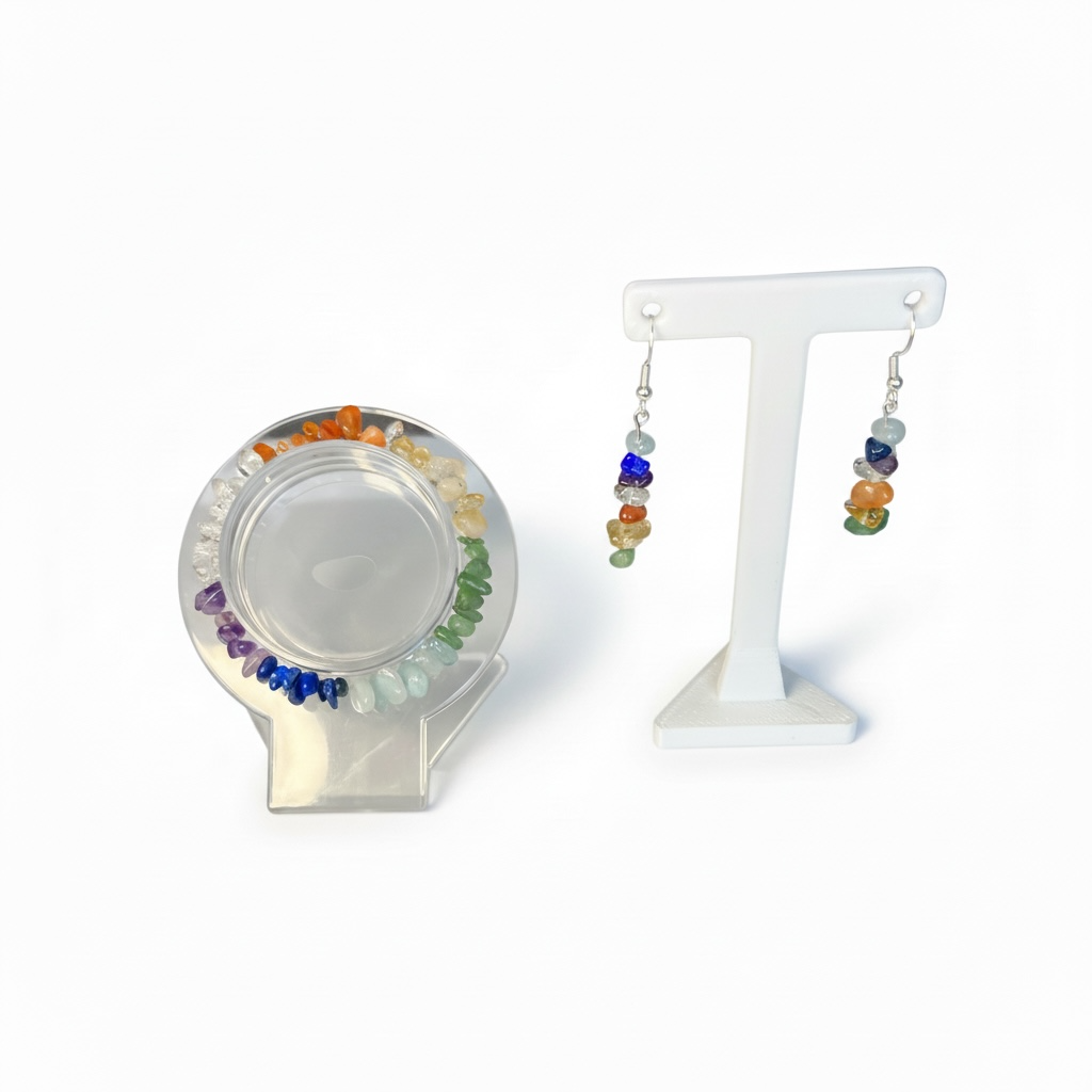 7 Chakras Chip Jewelry Set