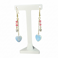 Opalite Heart Earrings