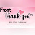 100 Count Customized Thank You Cards