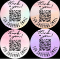 100 Count Customized QR Code Stickers