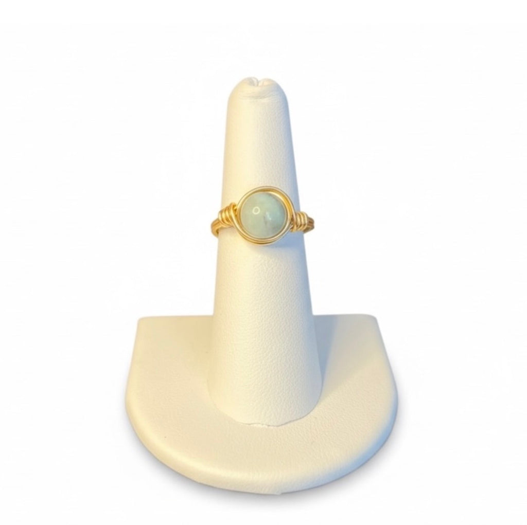 Wire Wrapped Gemstone Rings