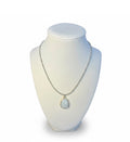 Faceted Apatite Necklace with Amazonite Pendant