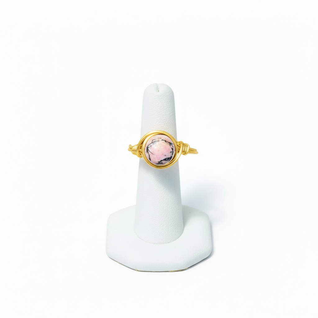 Wire Wrapped Gemstone Rings