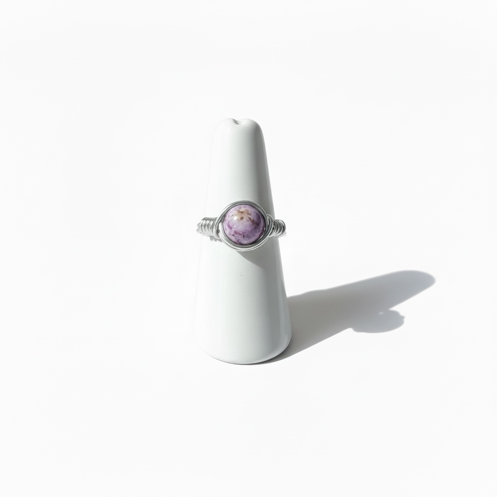 Wire Wrapped Gemstone Rings