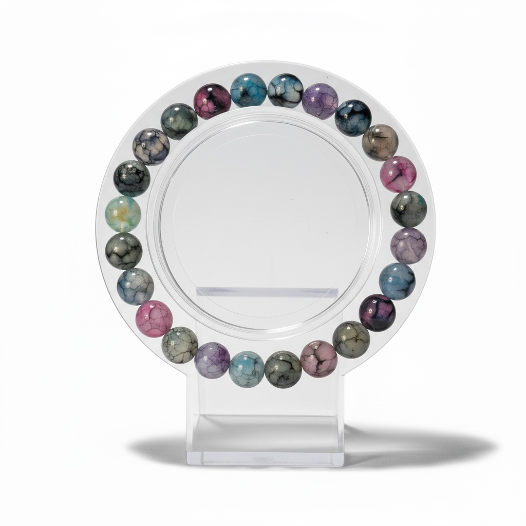 Galaxy Dragon’s Vein Agate Bracelet