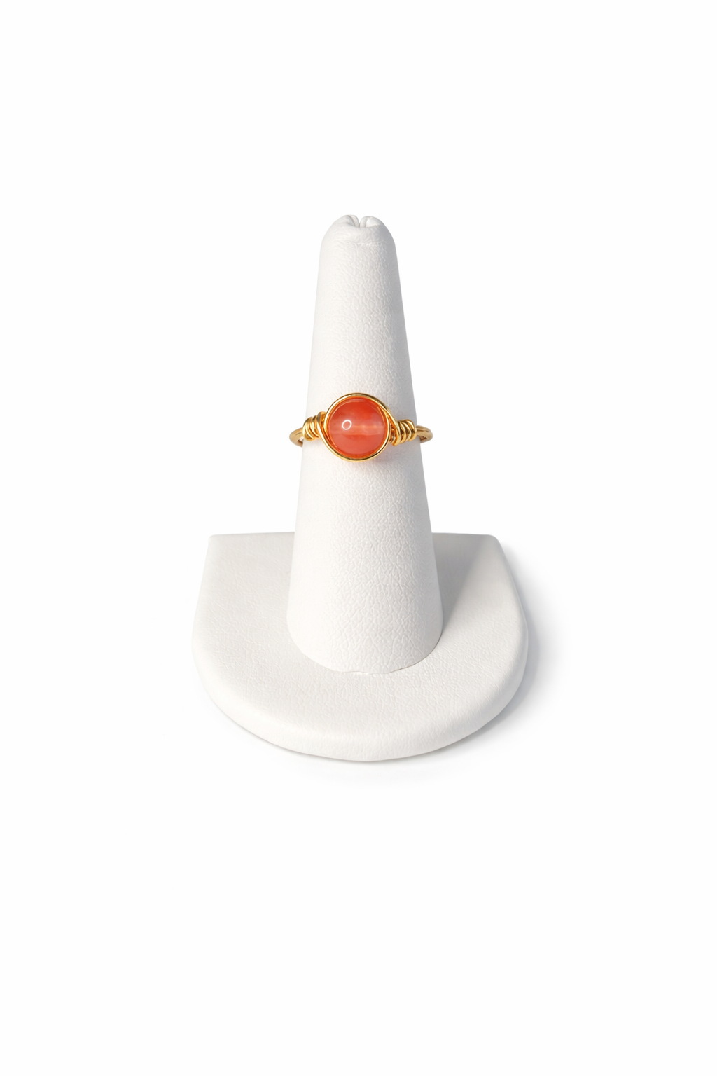 Wire Wrapped Gemstone Rings