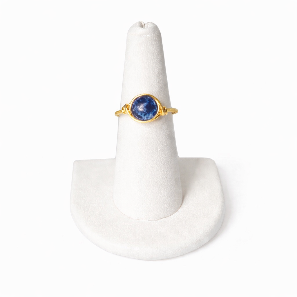 Wire Wrapped Gemstone Rings