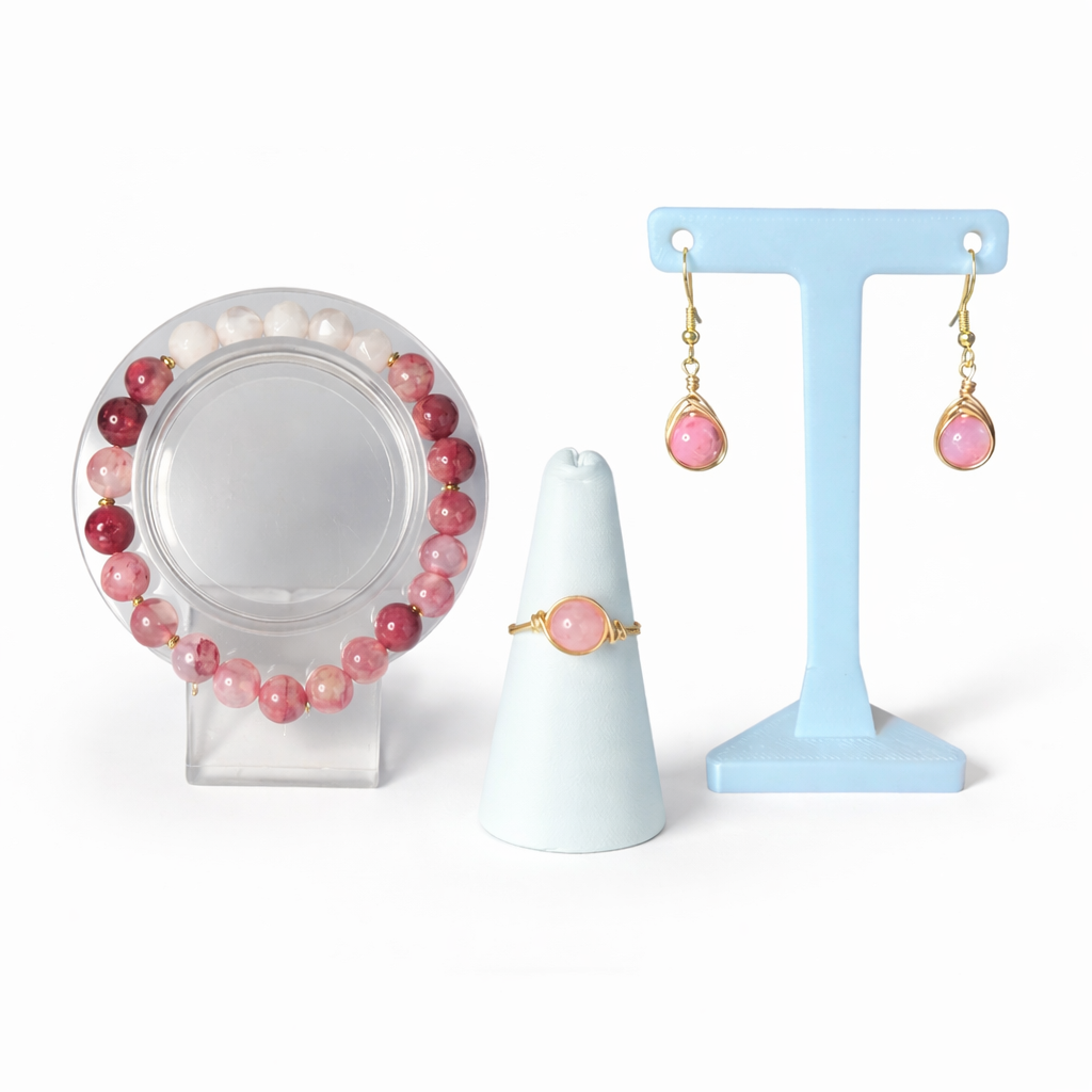Misty Rose Jade Set