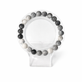 Cloudy Gray Quartz Bracelet