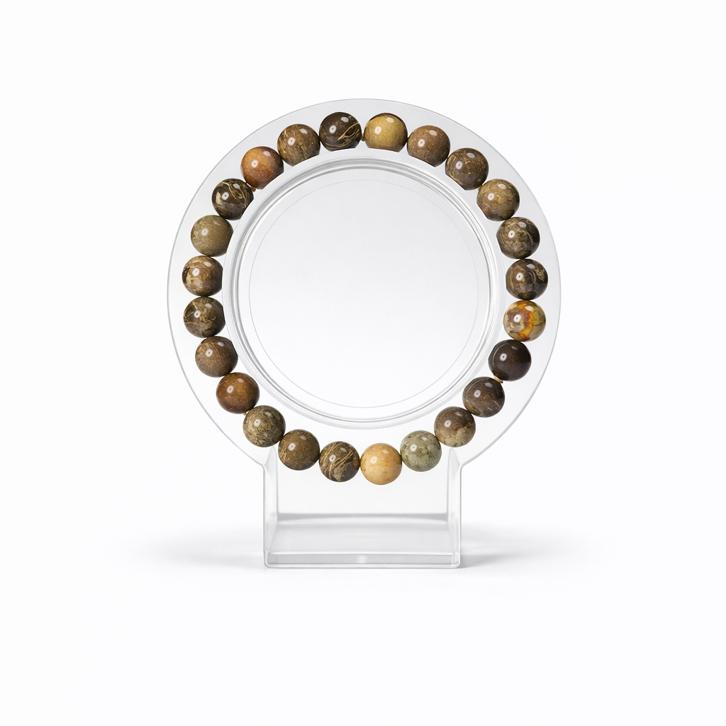 Flower Agate Bracelet