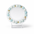 Aquamarine and Gold Hematite Bracelet