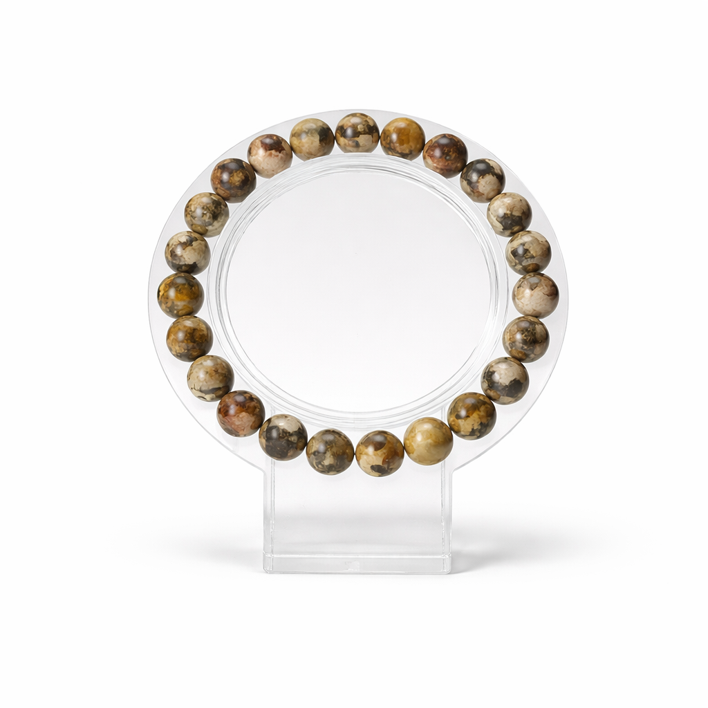 Leopard Skin Jasper  Bracelet