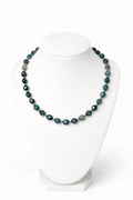 Faceted Moss Agate Necklace