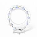 Blue Lace Agate and Opalite Bracelet