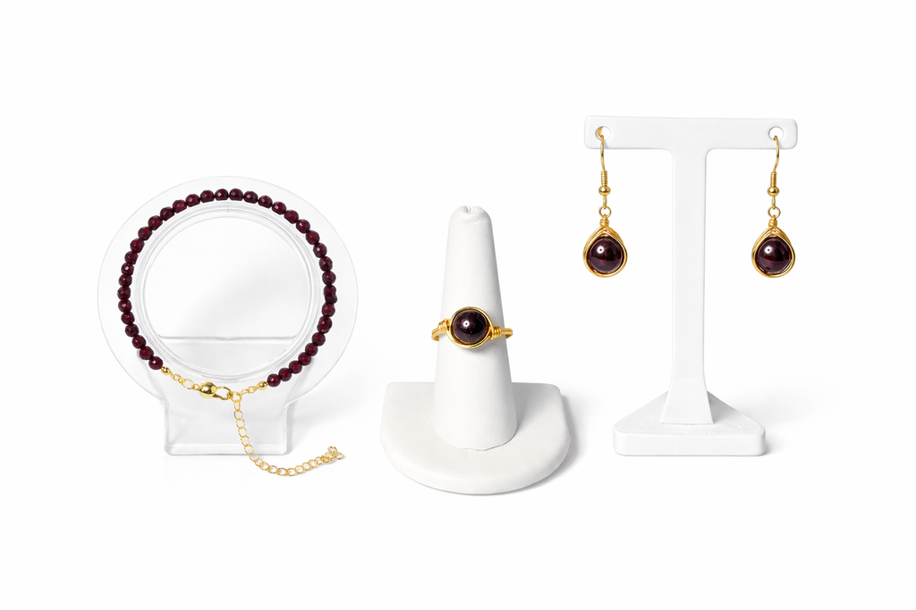 Faceted Garnet Set