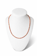 Faceted Goldstone and Hematite Necklace