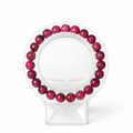 Faceted Magenta Tiger’s Eye Bracelet