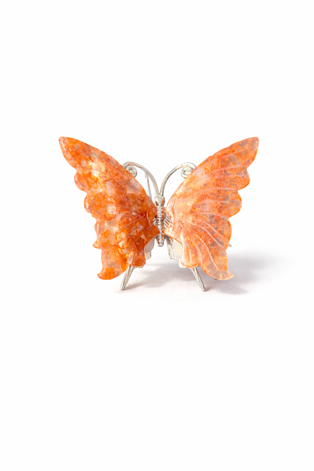 Fire Quartz Butterfly